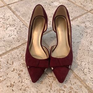 Kelly & Katie Burgundy Heels